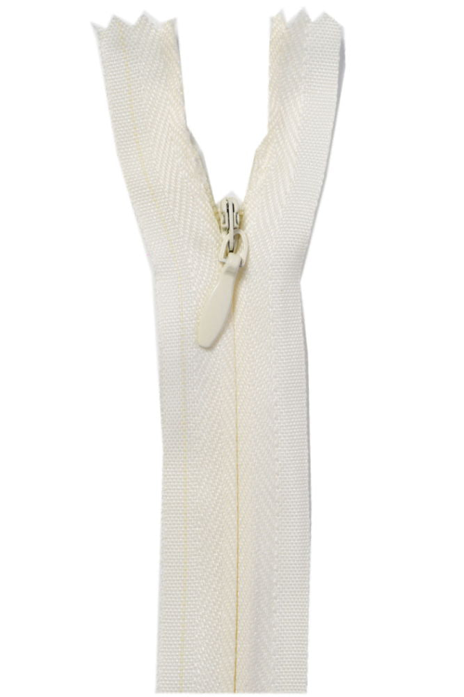 ZI7-121 - ZIPS INVISIBLE CLOSED (AUTO) 17 cm C121 CREAM