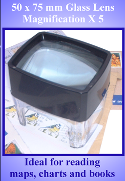 MAG404 - MAGNIFING GLASS WITH STAND