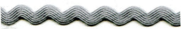 SR1404-9-012 - SUPER RIBBON RIC RAC 5mm 012 SILVER GREY