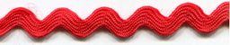 SR1404-9-250 - SUPER RIBBON RIC RAC 5mm 250 RED