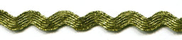 SR1404-9-LX-GOLD - SUPER RIBBON RIC RAC 5mm LUREX GOLD