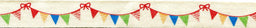 SR1409-15-NAT - SUPER RIBBON PARTY FLAGS 15mm NATURAL