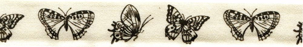 SR1416-20-NAT - SUPER RIBBON BUTTERFLIES 20mm NATURAL